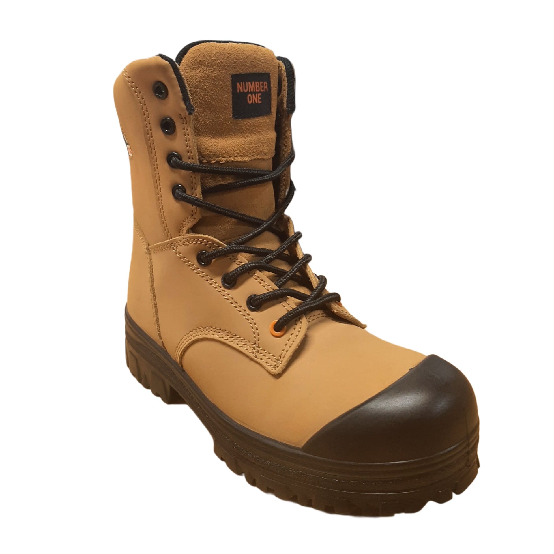 Bottes de travail robustes couleur tan Number One – Image 4