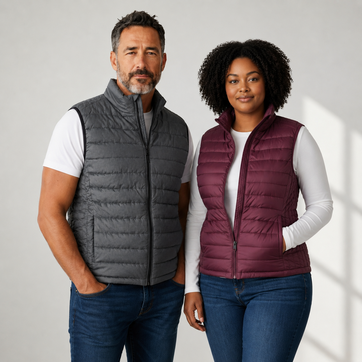 Veste d'extérieur sans manche H/F