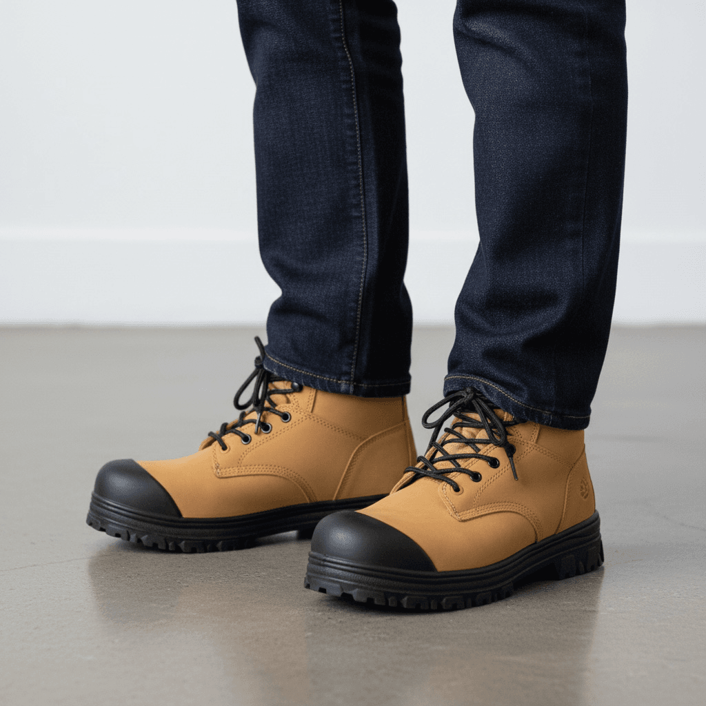 Bottes de travail robustes couleur tan Number One