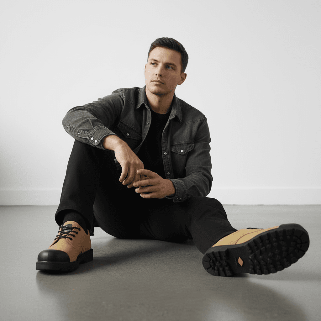 Souliers de sécurité à très bon prix embout acier – Image 3