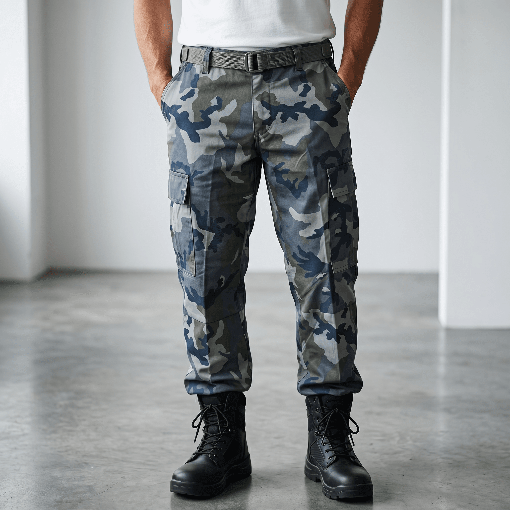 Pantalon cargo camouflage à couleurs variées – Image 5