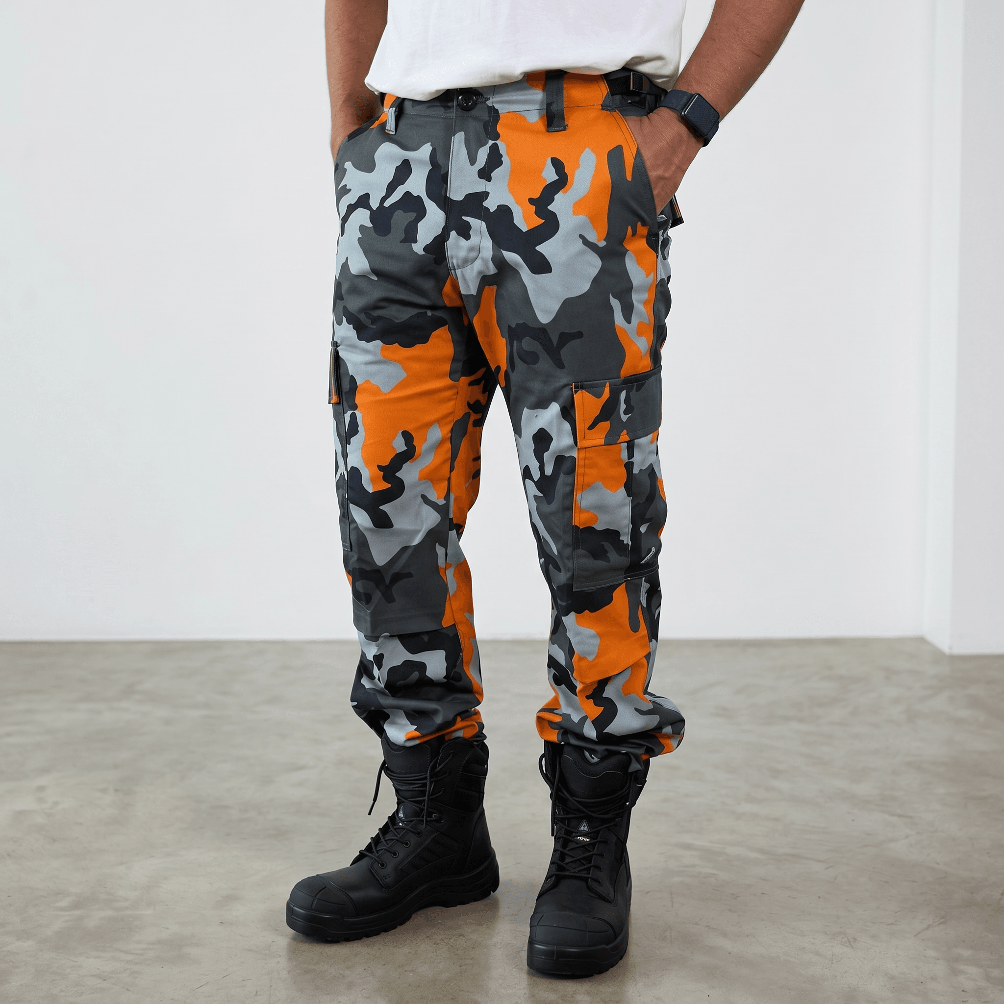 Pantalon cargo camouflage à couleurs variées – Image 8