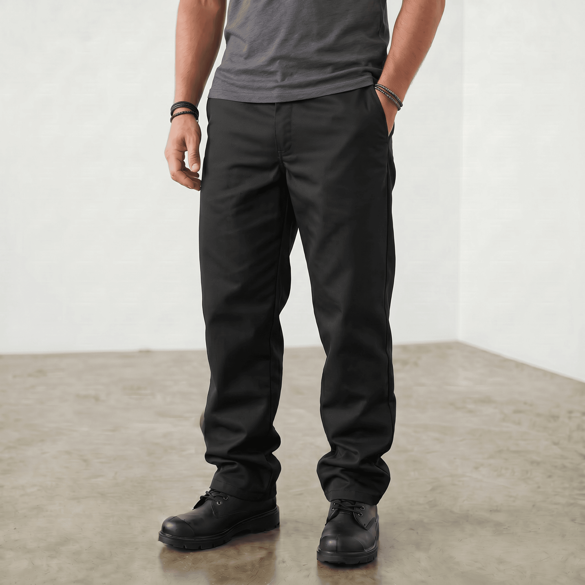 Pantalon de travail régulier number one EXTENSIBLE – Image 2