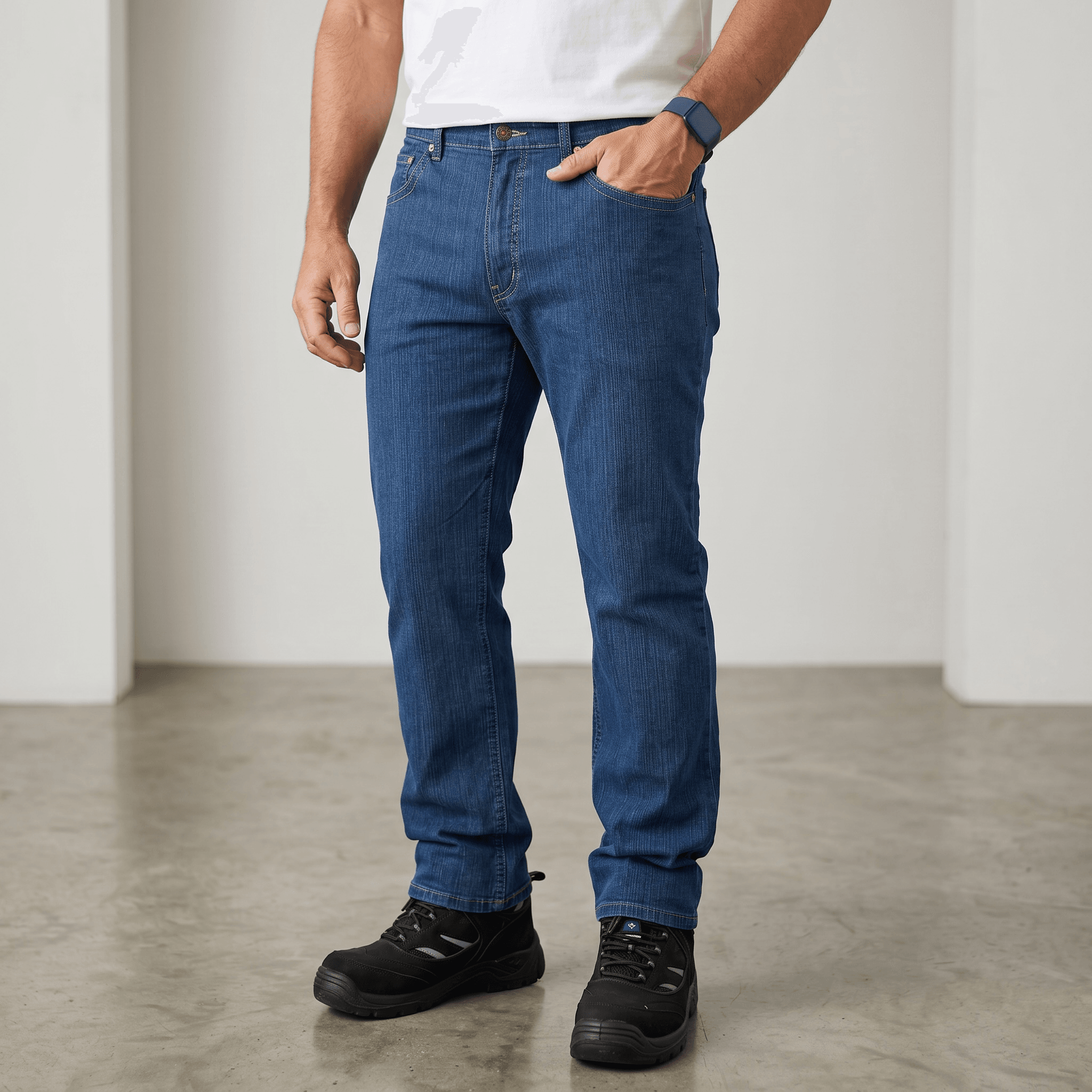 Jeans de base extensible pour Homme 2/45.99$