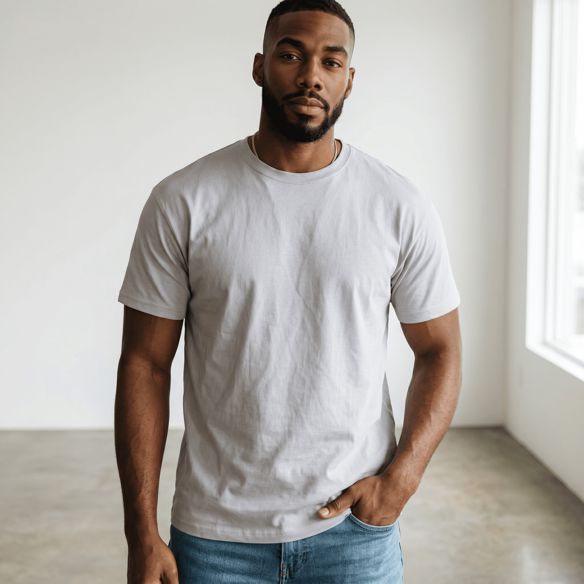 T-shirt à encolure ronde pour homme 2/15.99$