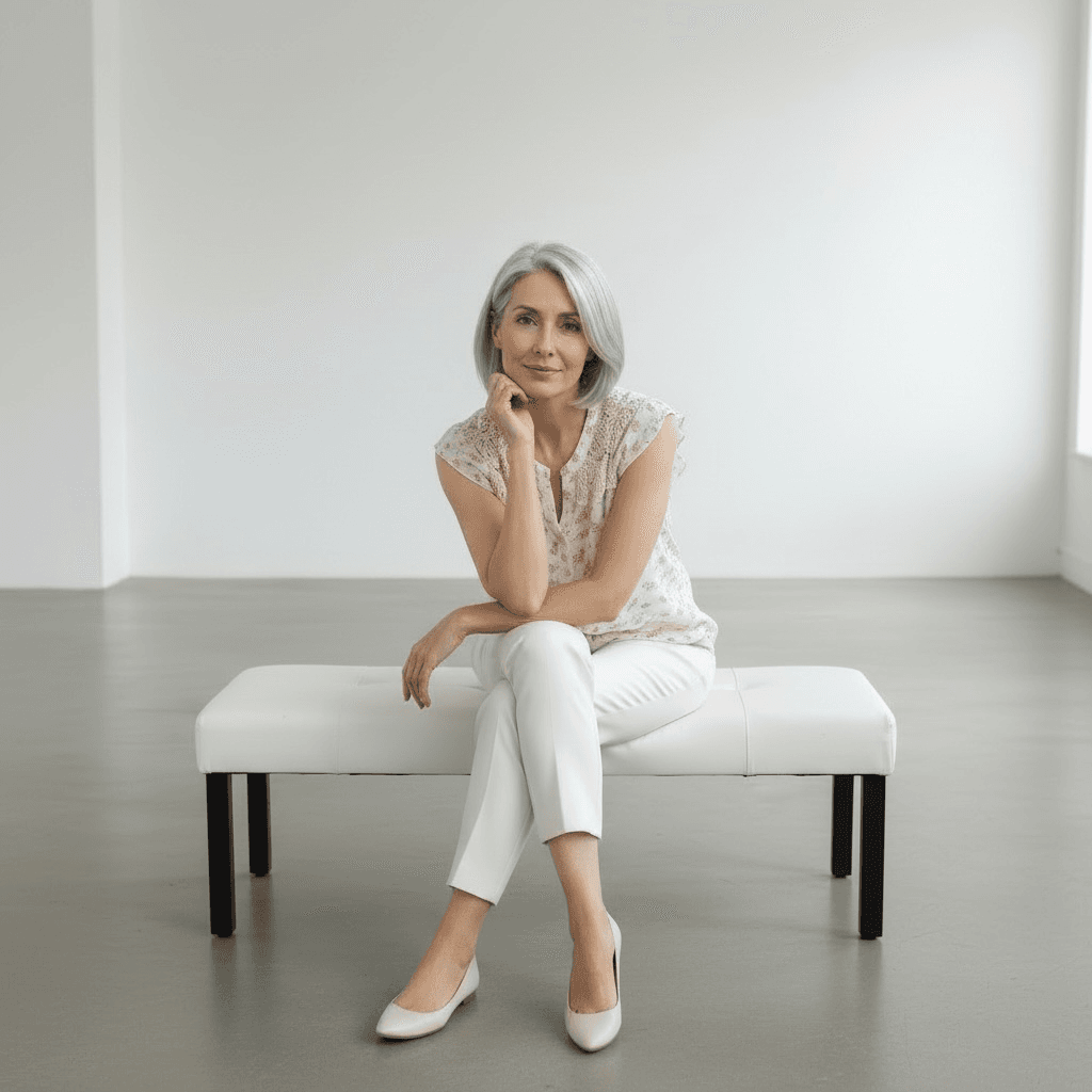 Blouse sans manches avec imprimé floral – Image 2