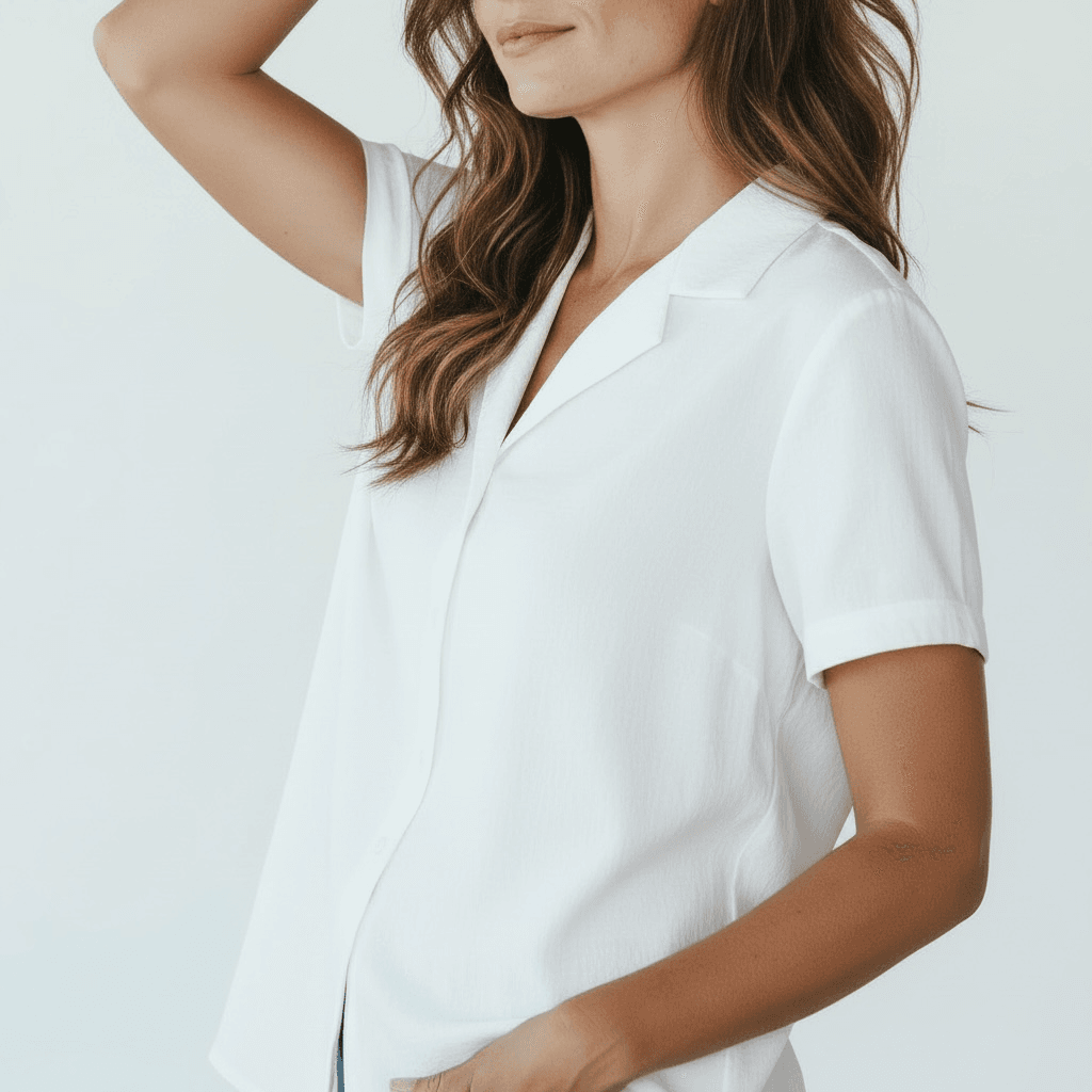 Blouse Manche Courte Légère 2 Blouse Manche Courte Légère – Image 2