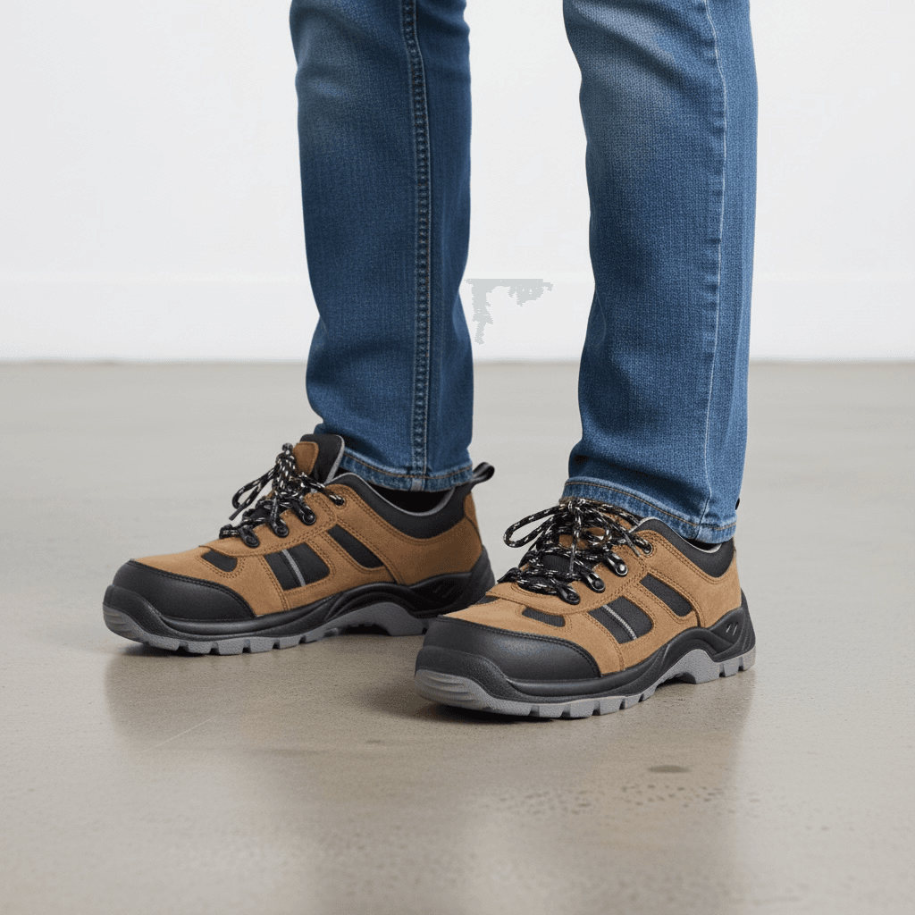 Souliers de travail robustes bruns Number One
