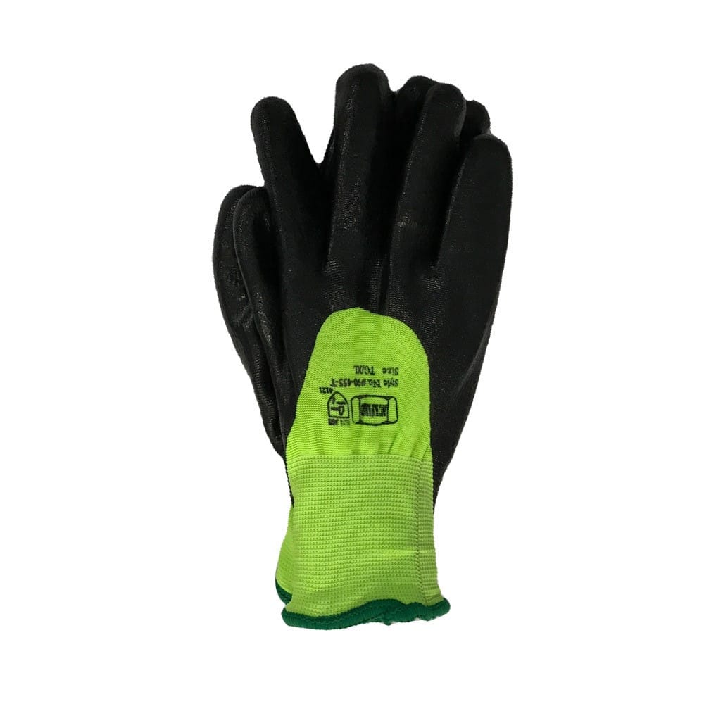 Gant tricot et caoutchouc doublé