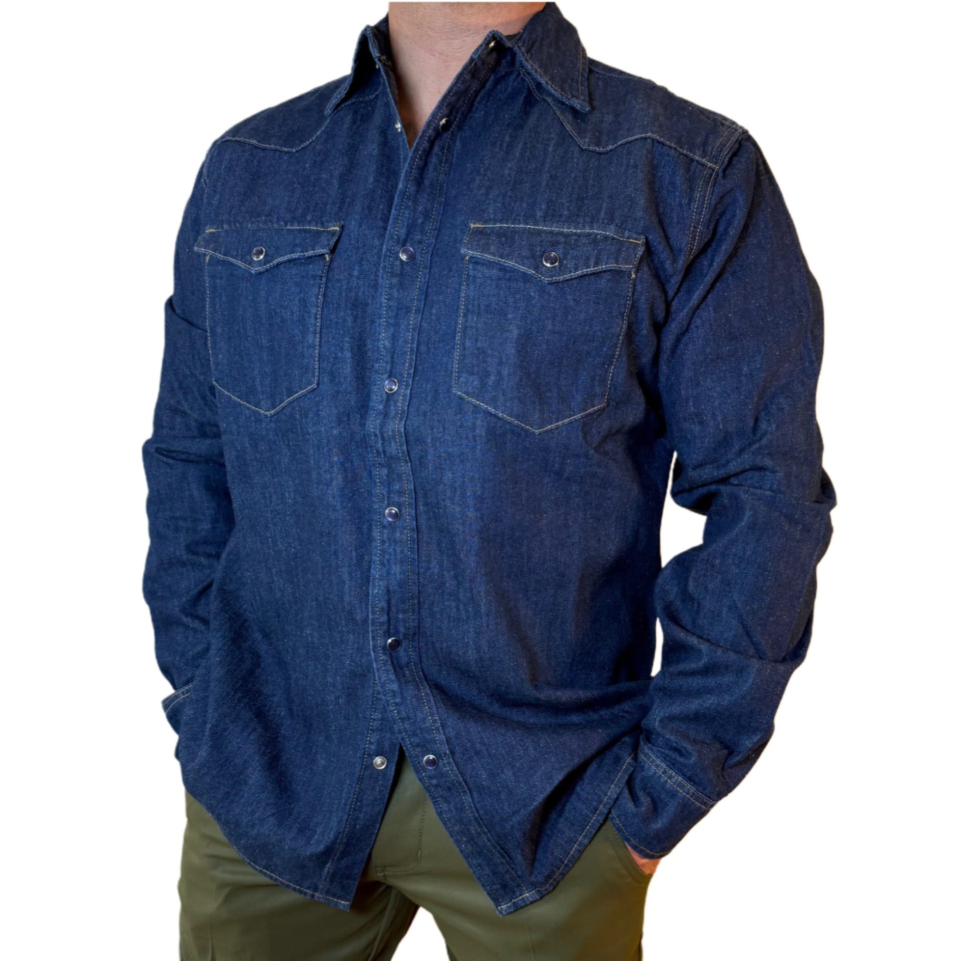 Chemise En Jeans Pour Homme 4 Chemise En Jeans Pour Homme – Image 4