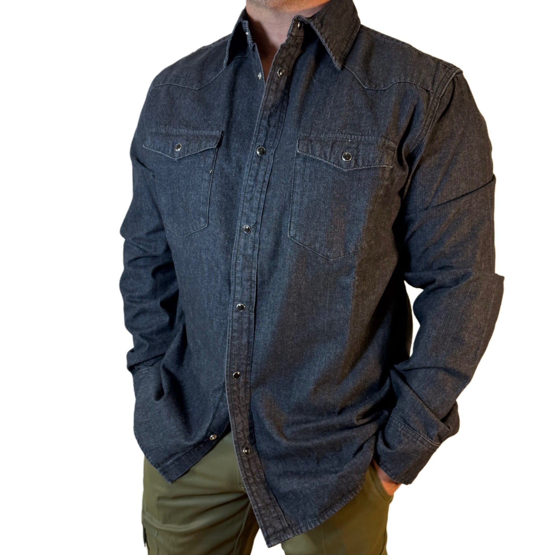 Chemise En Jeans Pour Homme 3 Chemise En Jeans Pour Homme – Image 3