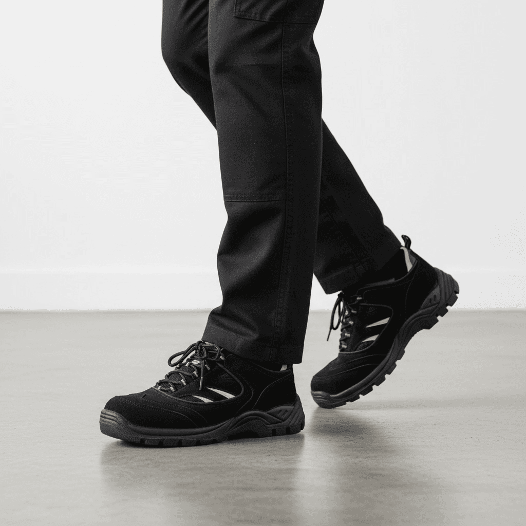 Souliers de travail robustes noirs Number One