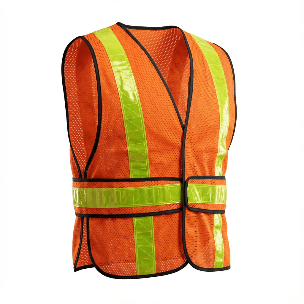 Veste de sécurité et signalisation avec attache velcro – Image 2