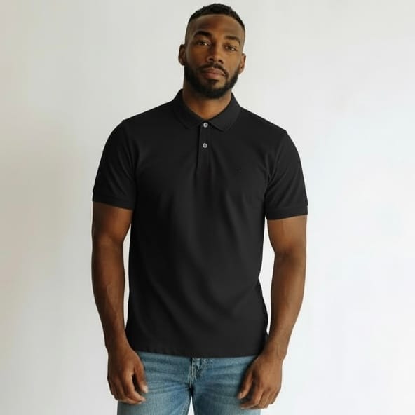 Polo texturé semi-ajusté à coupe moderne 2/35$ – Image 5