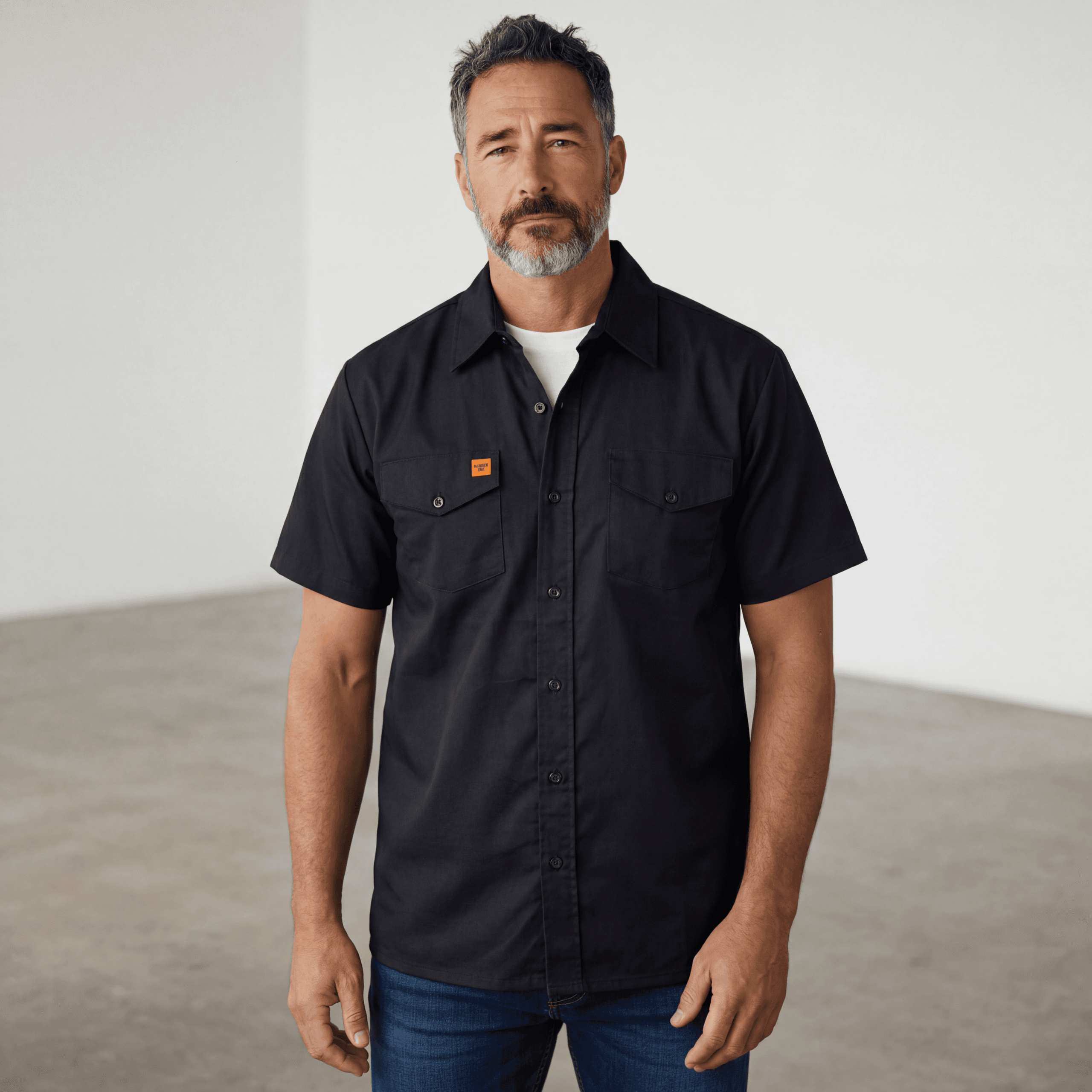 Chemise de travail à manches courtes RÉGULIER