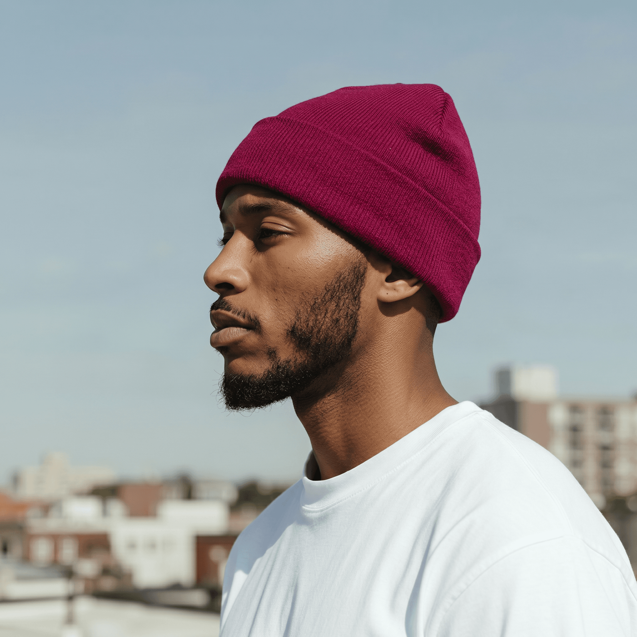 Tuque côtelée essentielle unisexe – Confort extensible et style urbain – Image 5
