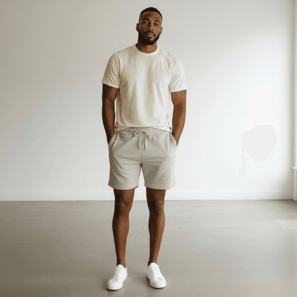Short homme en tricot extensible Groupe tricot – Image 4