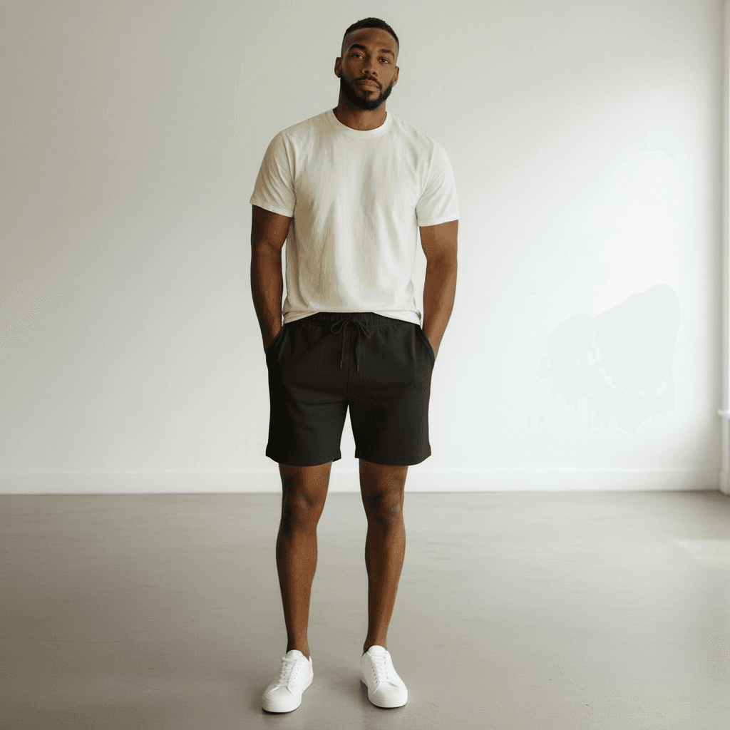 Short homme en tricot extensible Groupe tricot – Image 2