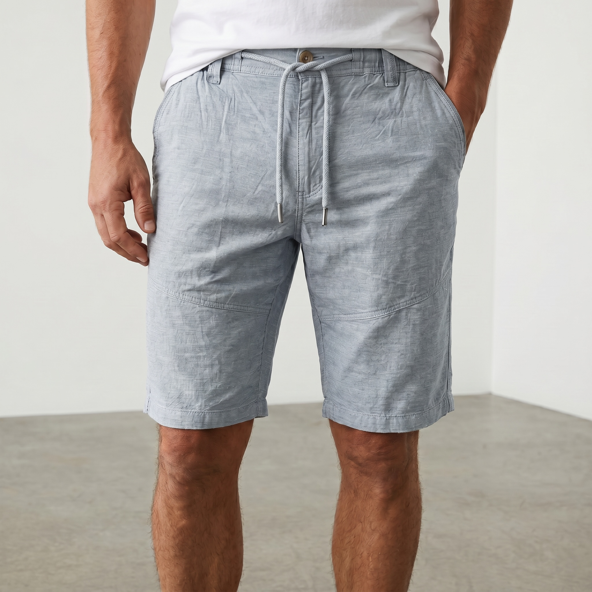 Bermudas en lin pour homme Groupe en lin