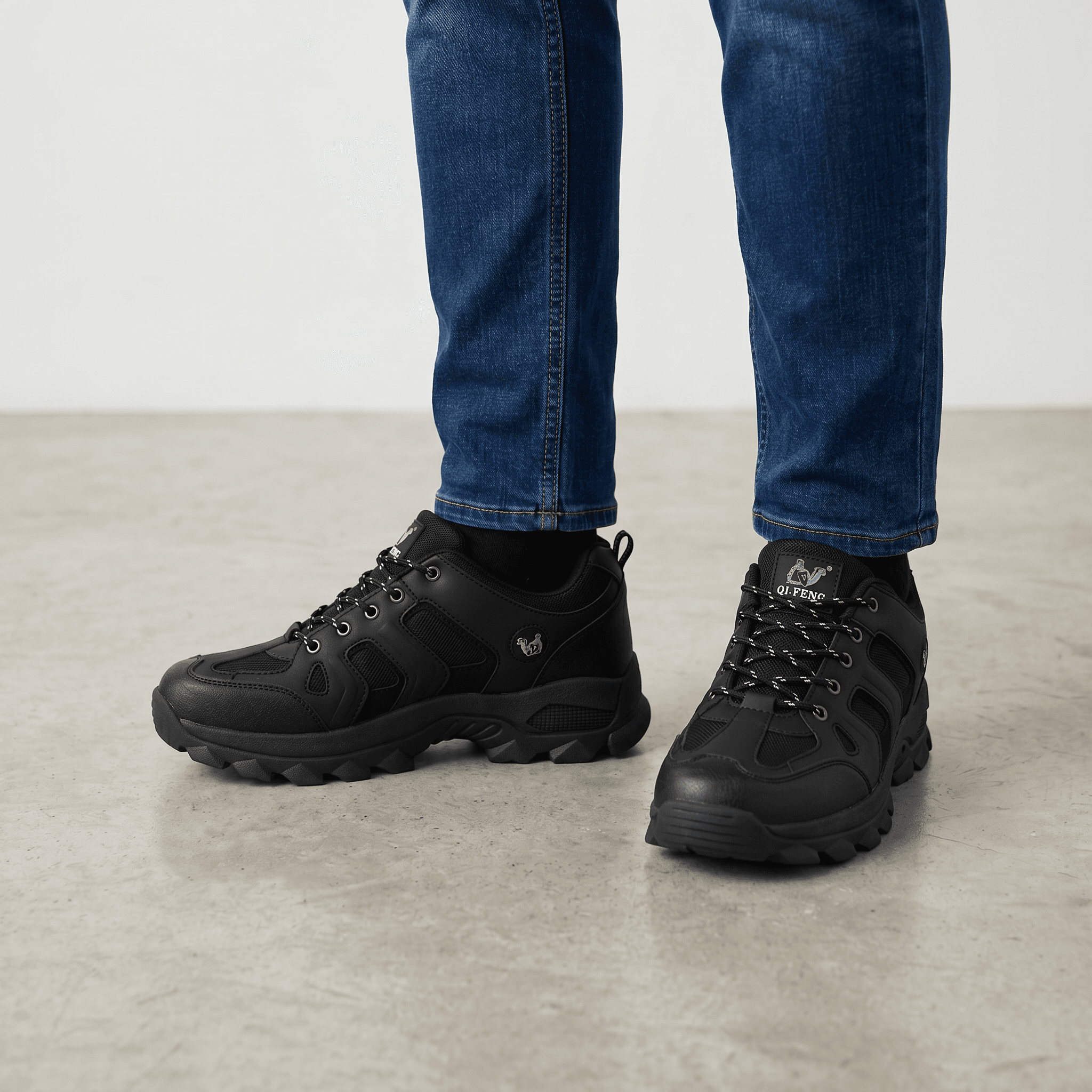 Souliers Tout-Aller Performance 3 Chaussures Noires De Sport Élégantes.