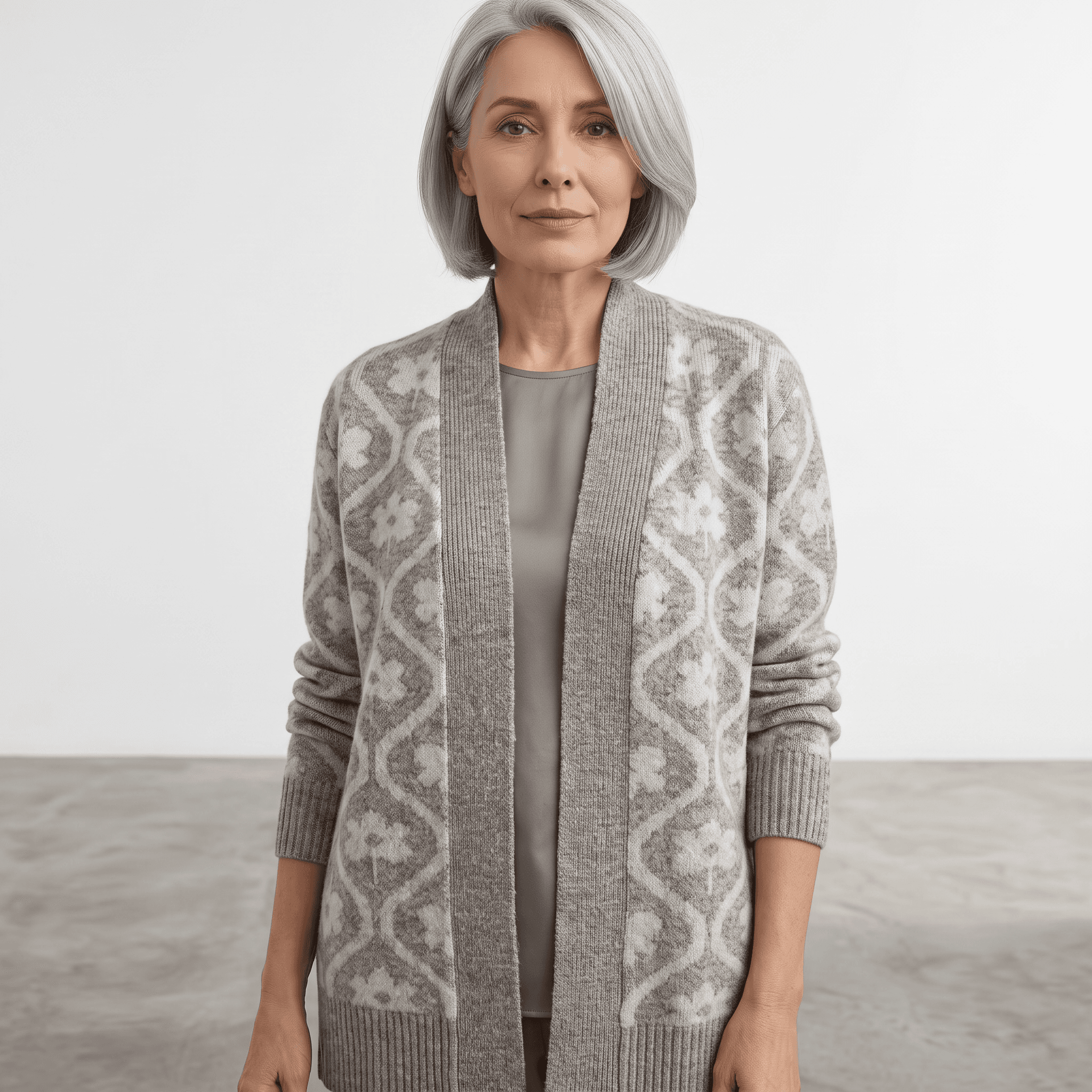 Veste longue en tricot <strong><span style="color:#ad6a27;">BIENTÔT DISPONIBLE EN MAGASIN</span></strong>