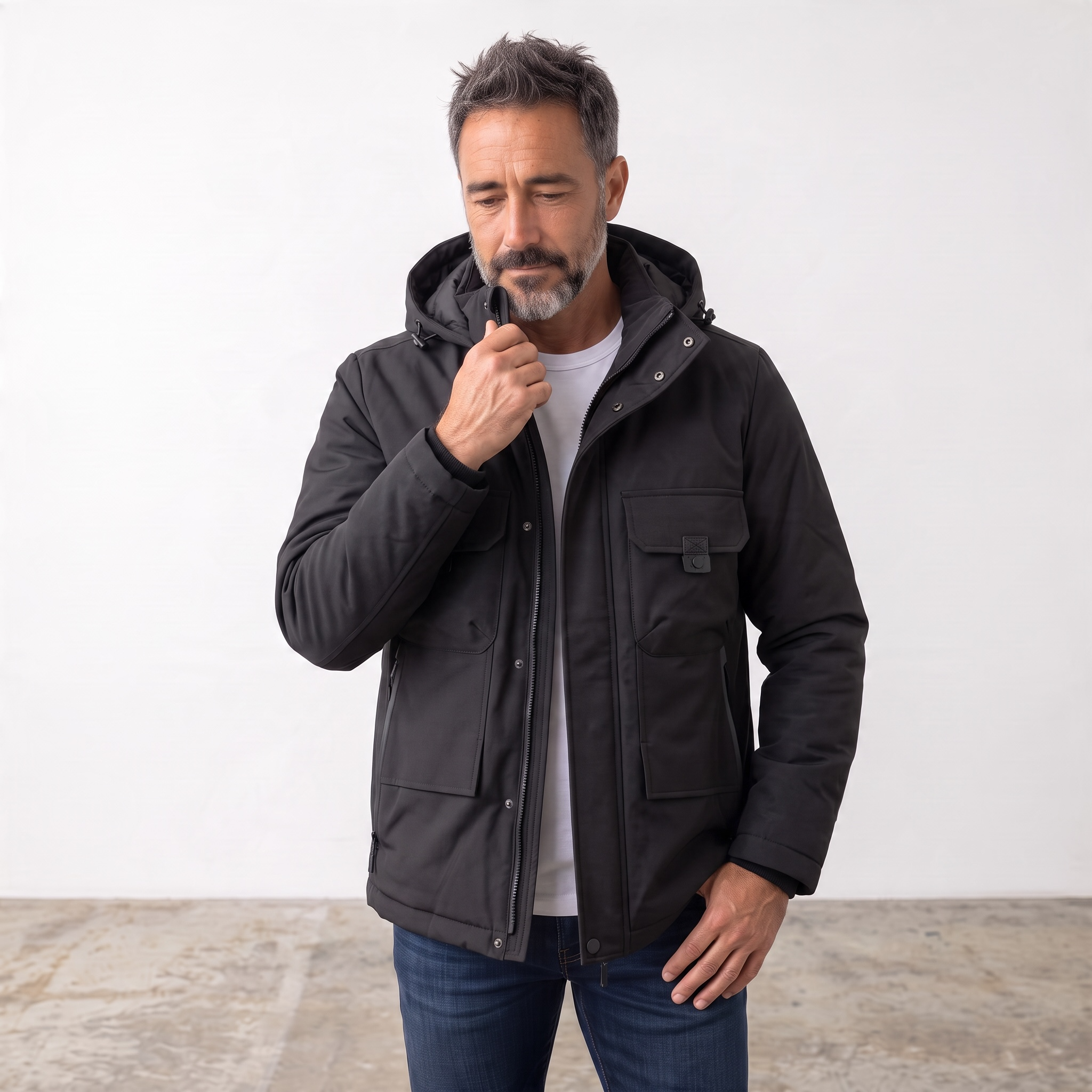 Manteau À Capuchon Multipoches Pour Homme ≪Strong≫≪Span Style=&Quot;Color:#Ad6A27;&Quot;≫Bientôt Disponible En Magasin≪/Span≫≪/Strong≫ 2 Manteau À Capuchon Multipoches Pour Homme ≪Strong≫≪Span Style=&Quot;Color:#Ad6A27;&Quot;≫Bientôt Disponible En Magasin≪/Span≫≪/Strong≫ – Image 2
